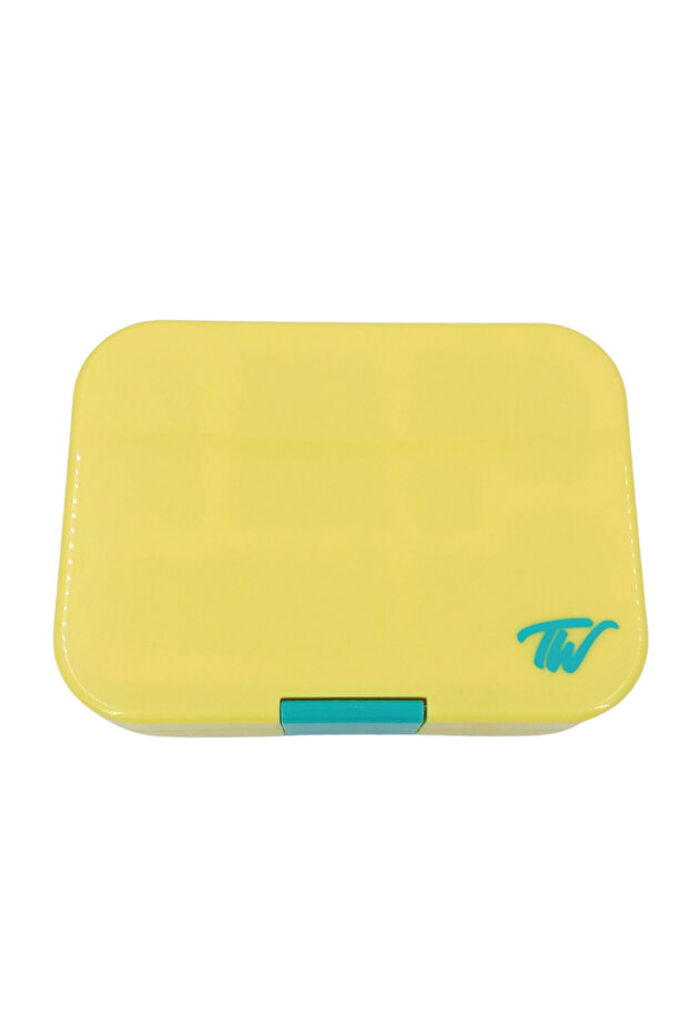 صندوق طعام ستة اقسام اصفر - 3