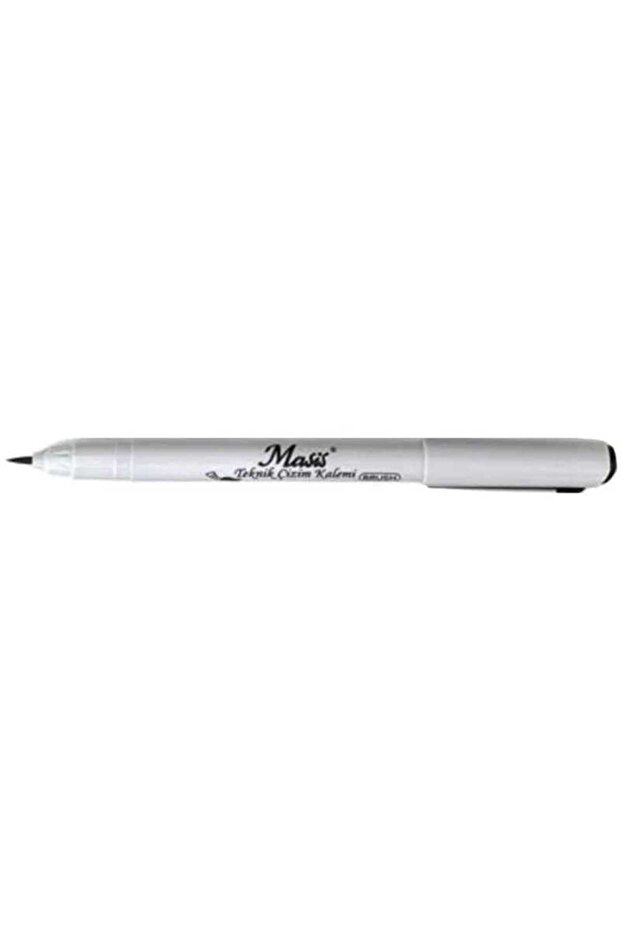Black Technical Drawing Pen - Brush Tip - 1