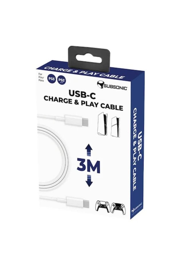USB-C Charge & Play Cable 3m (Slim)