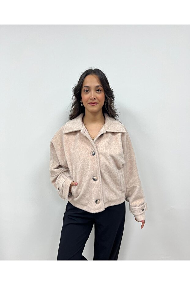 معطف قصير بأزرار - 3