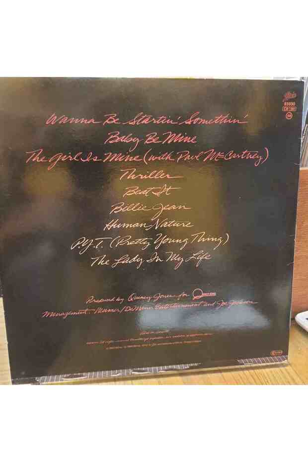 Michael Jackson – Thriller - Plak LP - 2