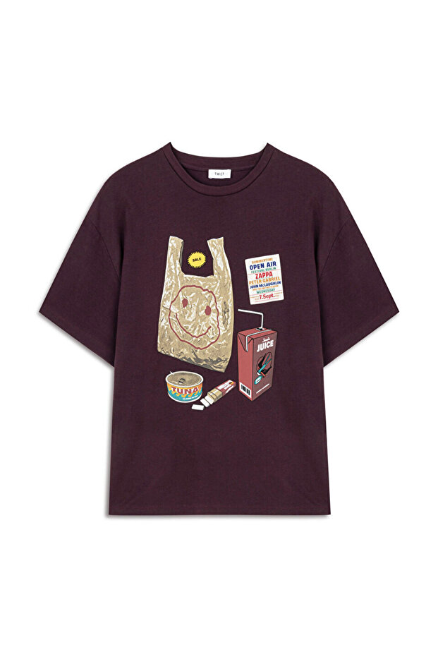 GÖRSEL BASKILI PATCH'Lİ T-SHIRT - 3