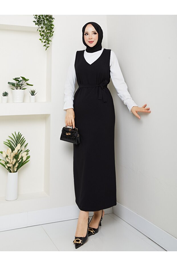 جيليه حجاب أسود مقاس كبير