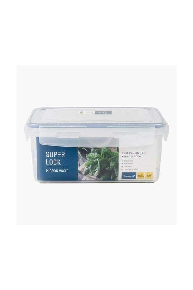 Micronware Superlock Rectangle Storage Box 2.9 L