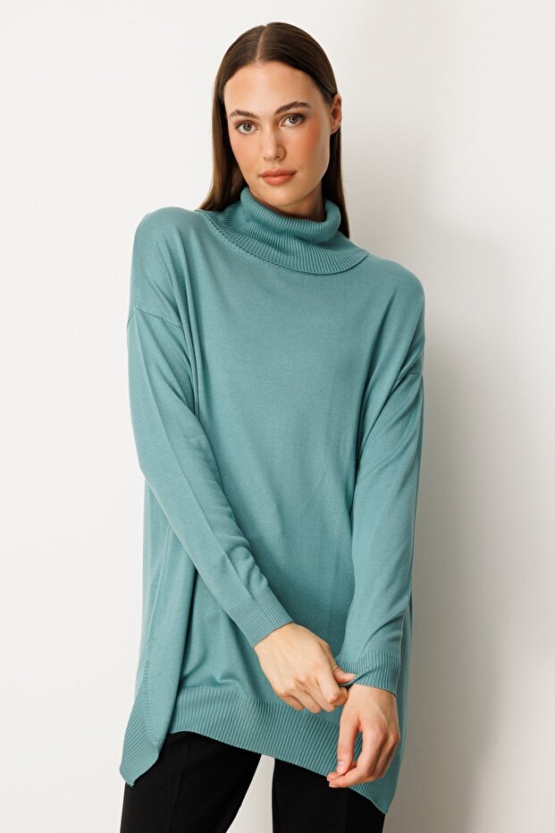 تونك الياقة المدورة - 1