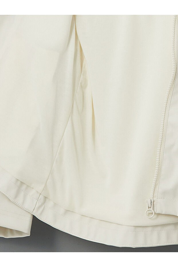 Kapüşonlu Kız Çocuk Mont - 4