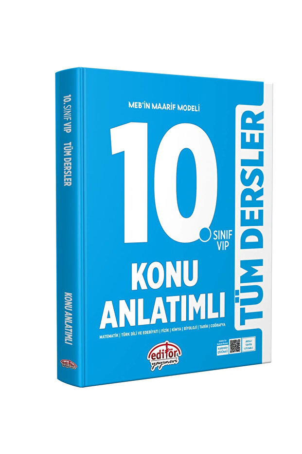 Editör 10. Sınıf VIP Tüm Dersler Konu Anlatımlı Editör Yayınları - 1