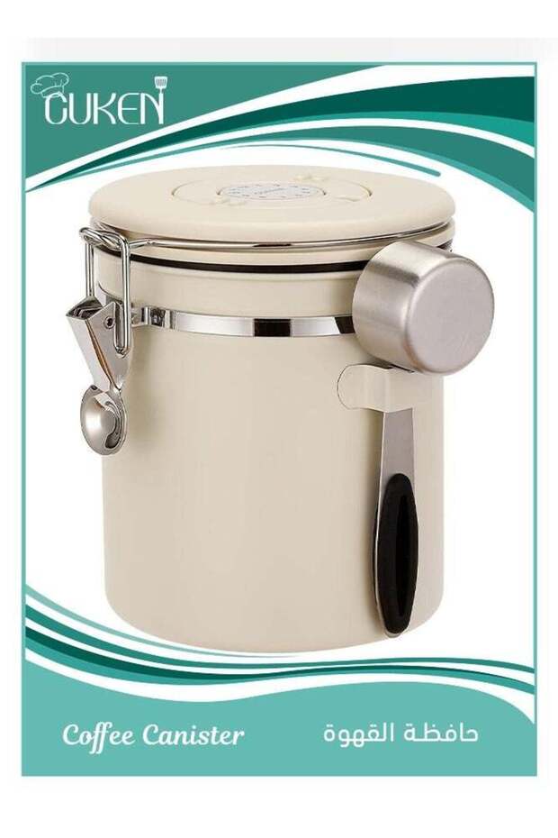 Coffee Canister 1.5L, Coffee Canister 1.5l, Vacuum Airtight 304 Stainless Steel Food Storage Contai