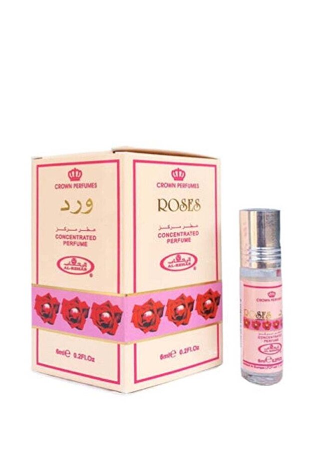 Roses Concentrated Perfume 6ml (Pack of 6)