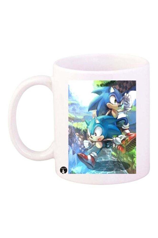 Sonic Printed Mug Blue/White/Green