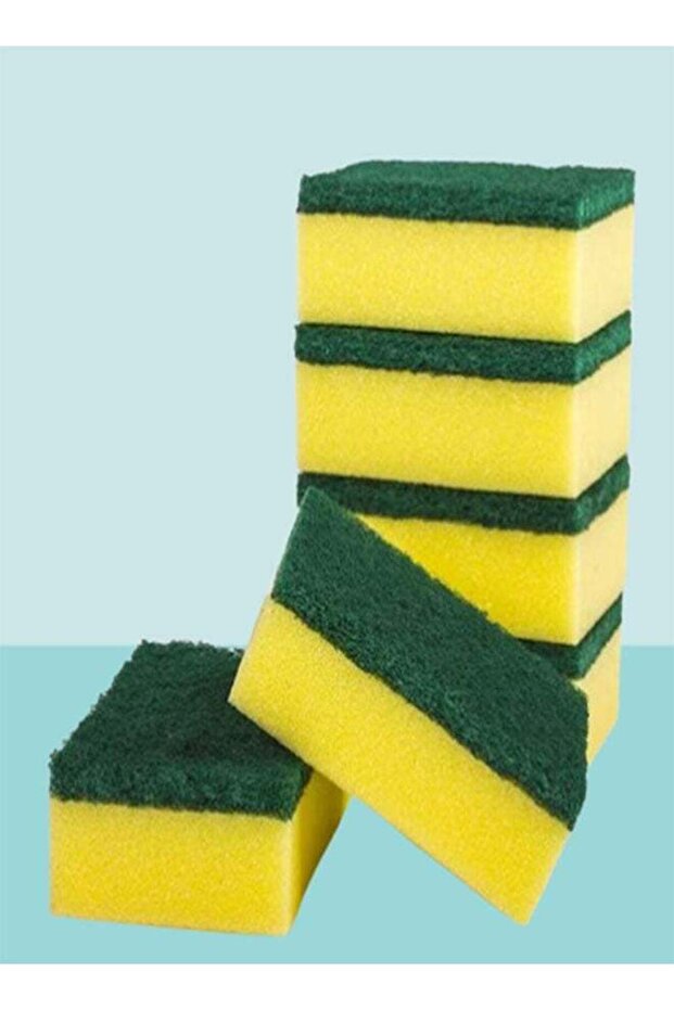 Kitchen Sponge with Scrubber Packet of 6 Pieces