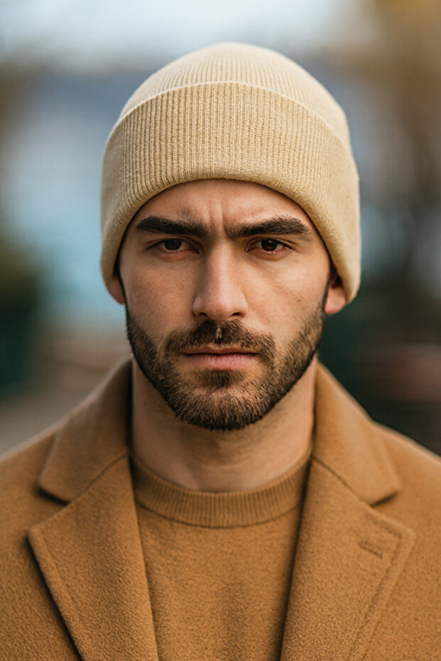 Premium Basic Düz Erkek Bere - 1