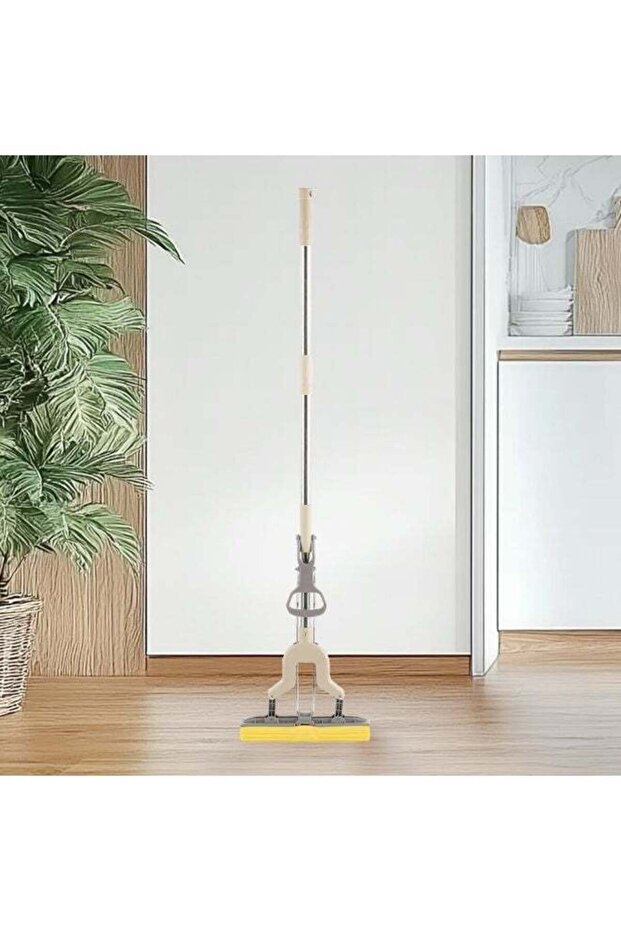 Magnus Magnus Metal Handle Sponge Floor Mop Durable and Lightweight Cleaning Mop for Efficient Floo - 1