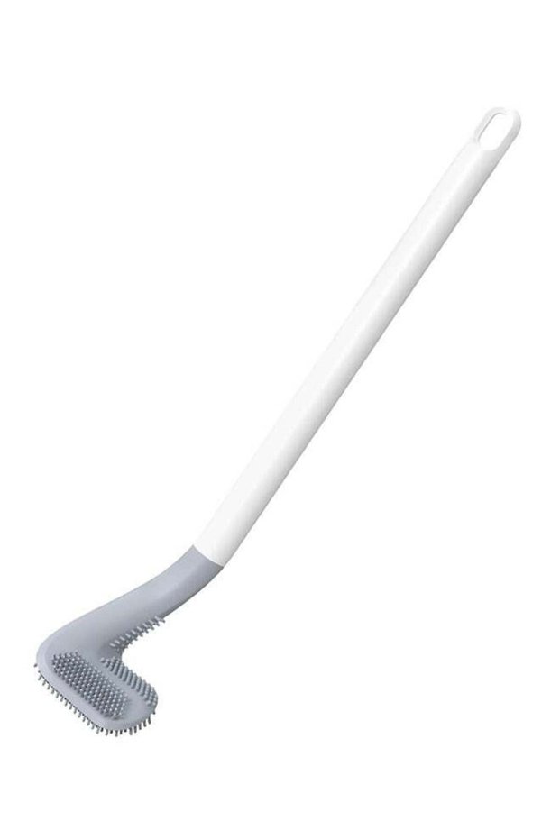 Golf Toilet Brush, Long Handled Toilet Brush, Toilet Brushes For Bathroom With Hook , Flexible Bend