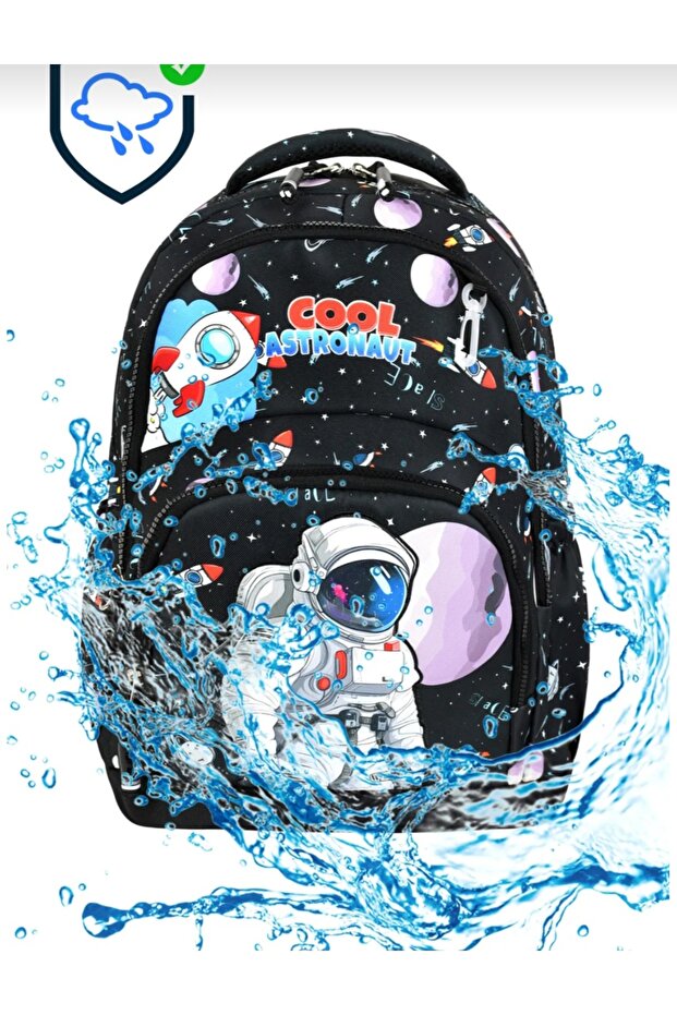حقيبة ظهر مدرسية أولى مكونة من 3 قطع مع شخصية رائد الفضاء - 2