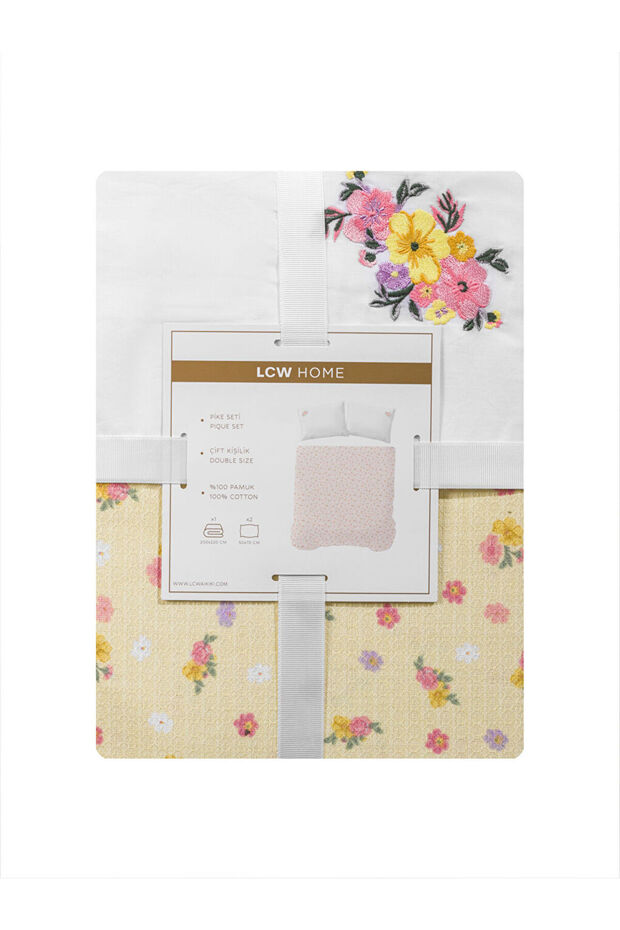 Create Your Style from Uzg Store |   Floral Double Pique Set - 1