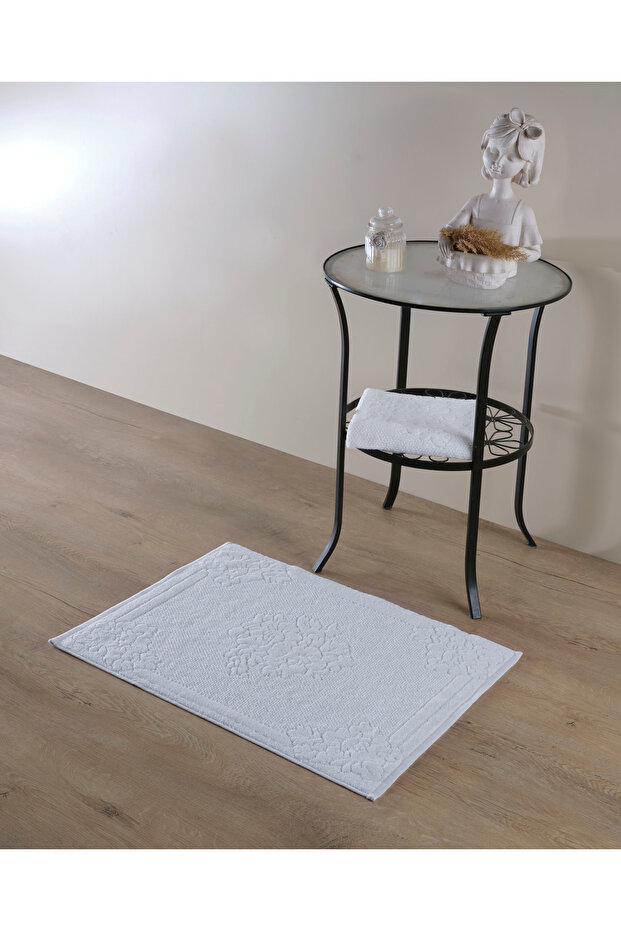 Cotton Jacquard Foot Towel 2 Ad. 50X70 Olivia