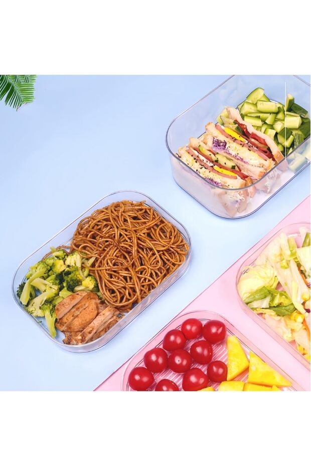 Bacon Storage Container Fridge, Meat Container, Deli Storage, Stackable Lunch Meat Storage, Ham - 4
