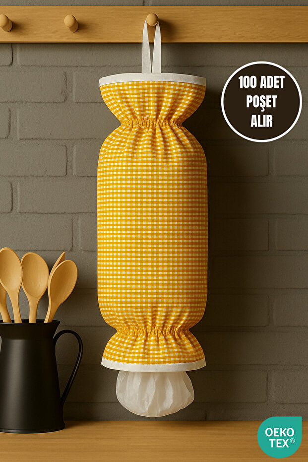 Poşetlik – Poşet Organizeri, Poşet Sepeti, Mutfak Poşet Düzenleyici Çok Amaçlı Saklama Ürünü - 1