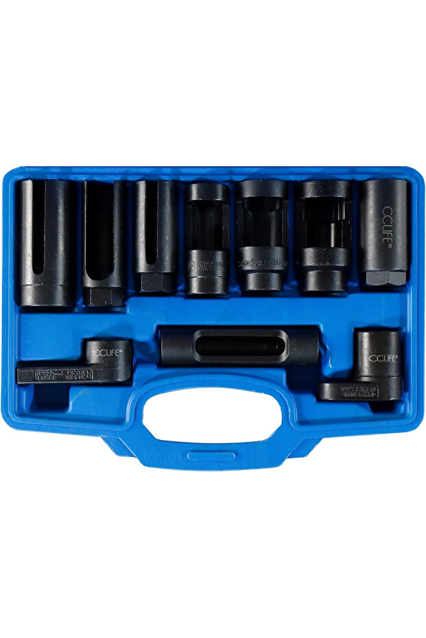 Oxygen and lambda probe wrench set 10 pieces - 5