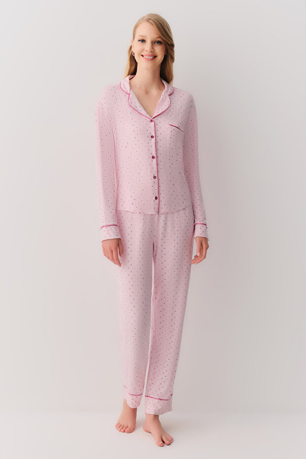 Shiny Maskülen Pijama Takımı - 1