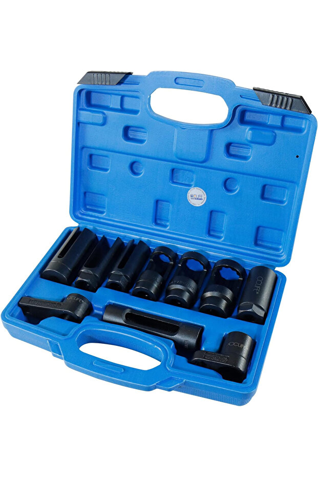 Oxygen and lambda probe wrench set 10 pieces - 4