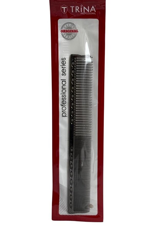 Aluminum Hair Comb Premium 19.5 cm Anthracite Color
