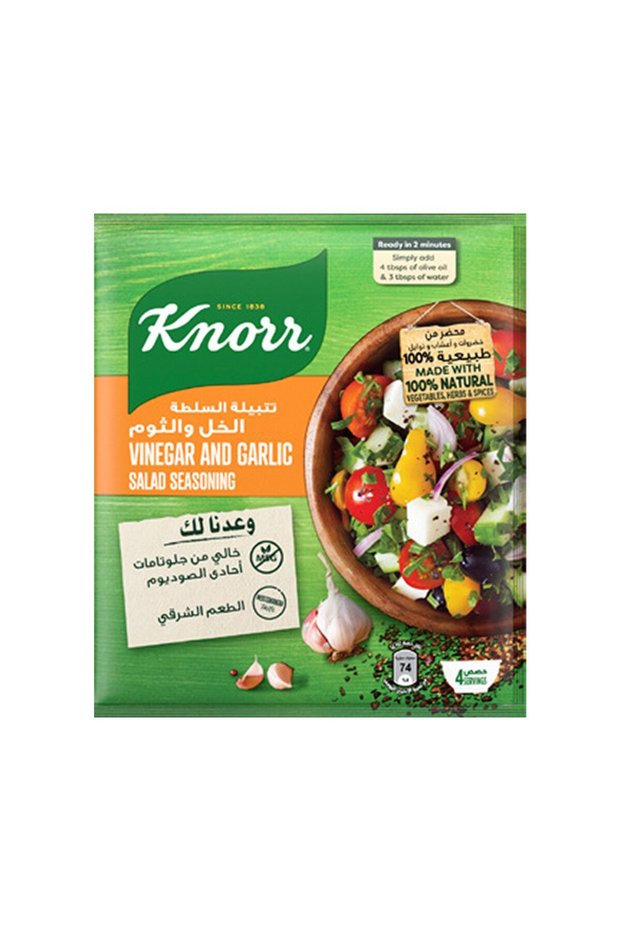 Vinegar with Garlic Salad Seasoning 10 gFlavorful Mix for Salads Dressings and Marinades