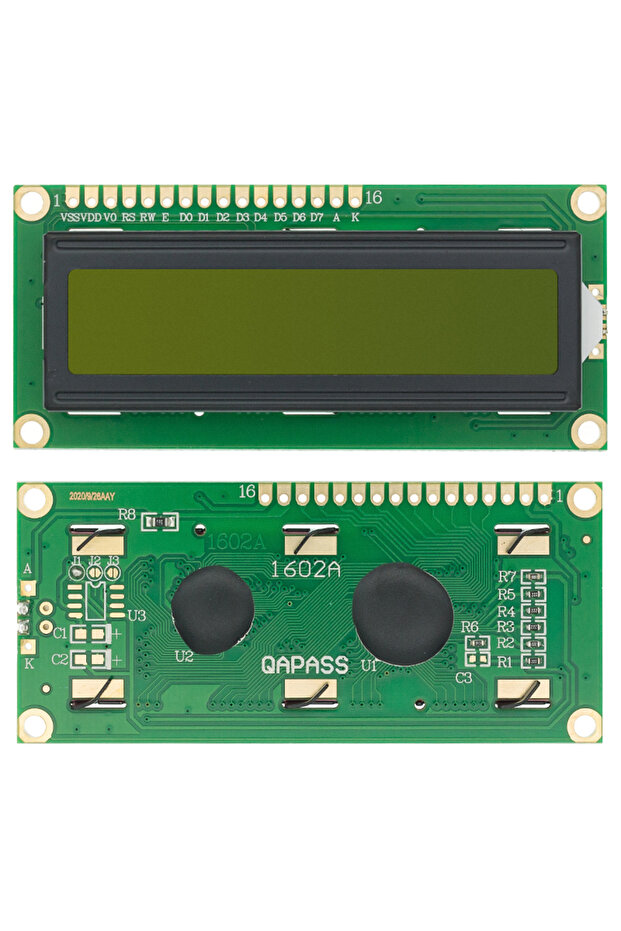 LCD1602 Green LCD1602 I2C Display Module Blue Green Screen 5V PCF8574 IIC Adapter Llate for Arduino - 1
