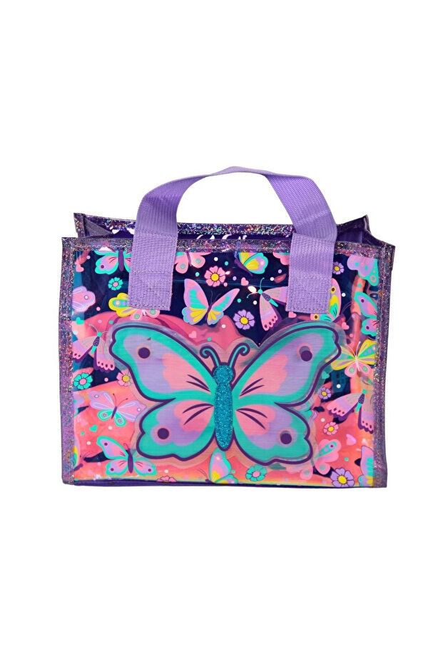 Dream Vest Transparent Hologram Butterfly Handbag