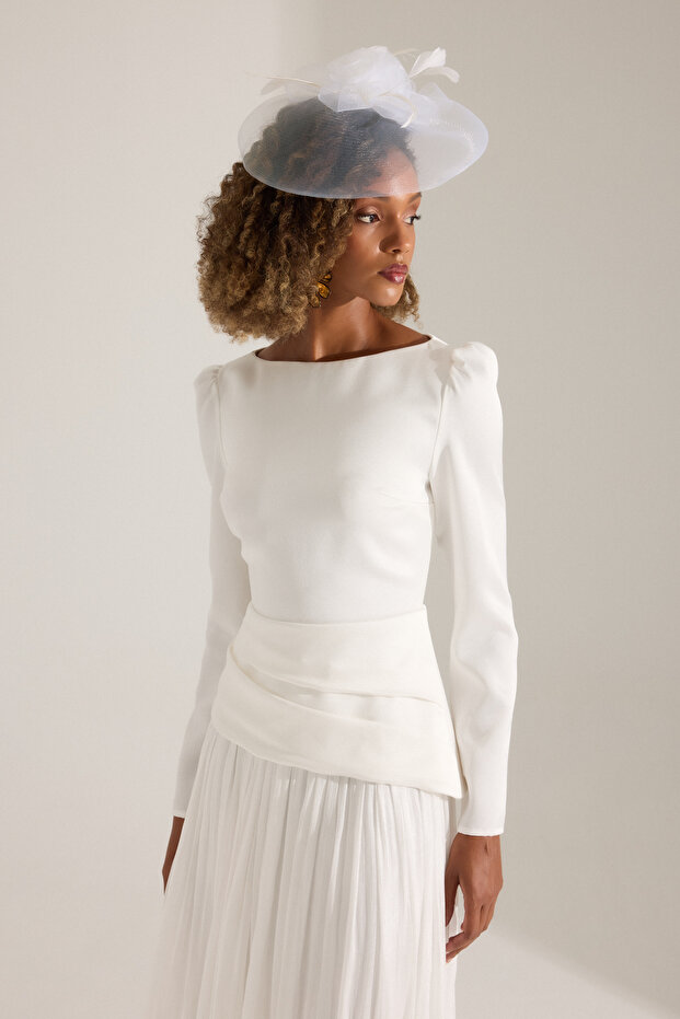 ADEL BEYAZ ELBİSE - 6