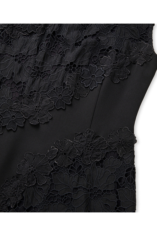 Brode garnili elbise - 4