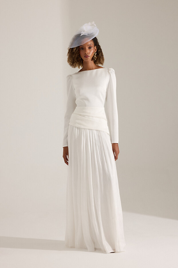 ADEL BEYAZ ELBİSE - 2