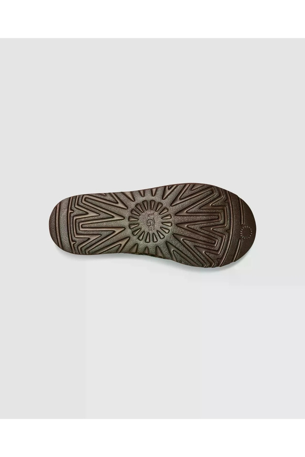 Kadın Yumuşak Astarlı EVA Dış Taban Süet Yüzey Leopar Terlik 1158350-BURNTCEDAR - 5