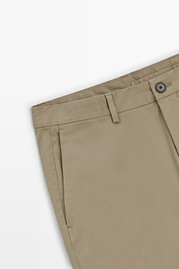 %100 pamuklu slim fit pantolon - 7