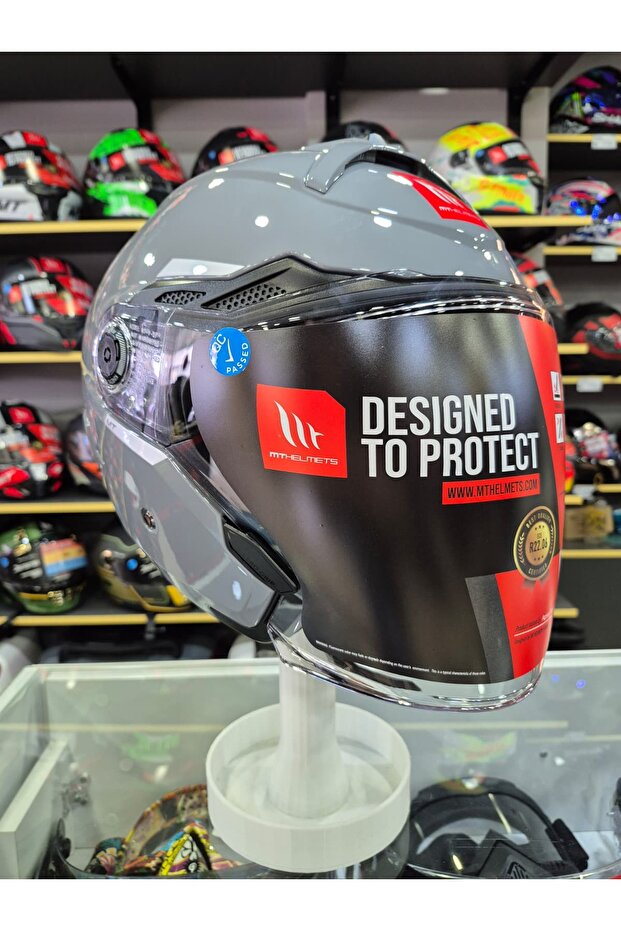 Cosmo SV Solid A2 Nardo Gri Açık Kask - 2