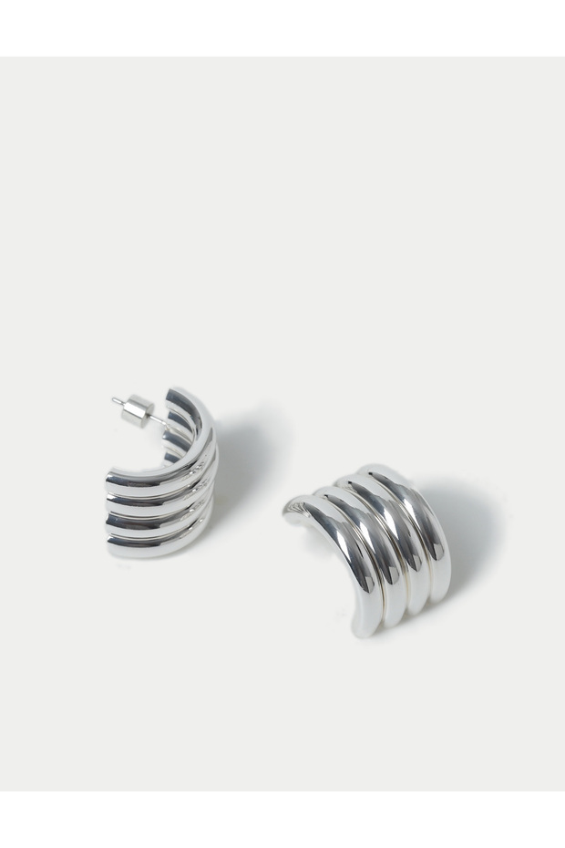 Dikey Düzeyli Stud Küpeler - 2