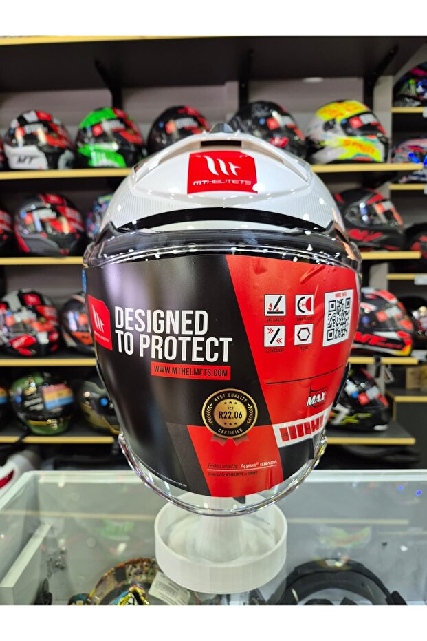 Cosmo SV Silence A2 Parlak Açık Kask - 4