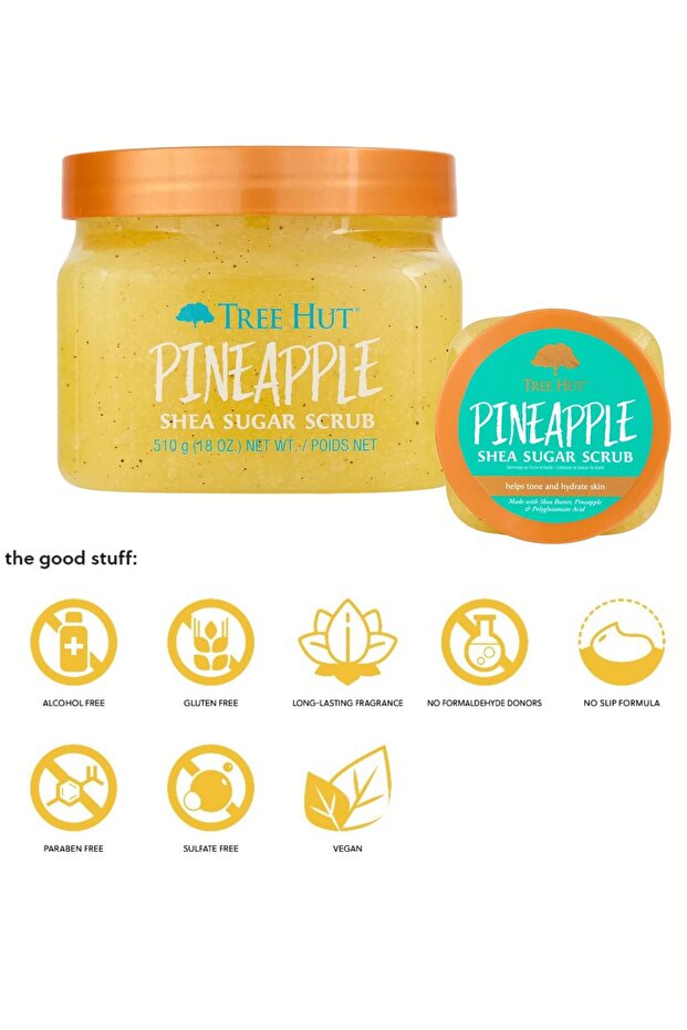 Tree Hut Pineapple Shea Sugar Scrub 510g/18oz - 4