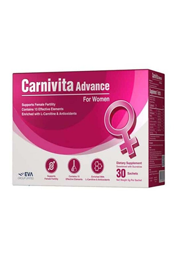 كارنيفيتا أدفانس للنساء 30 كيس (إيفا فارما) CARNIVITA ADVANCE FOR WOMEN 30SACHETS (EVA PHARMA)