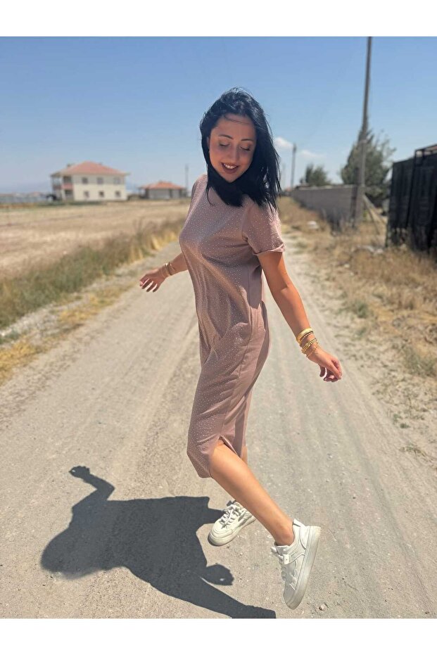 Taşlı Elbise - 4