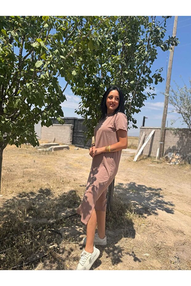 Taşlı Elbise - 5