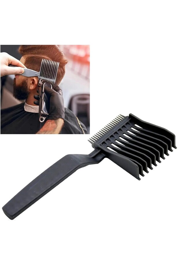 Professional Barber Hair Cutting Shaving Comb - Plastic -3D Haircut Styling Comb Plastic