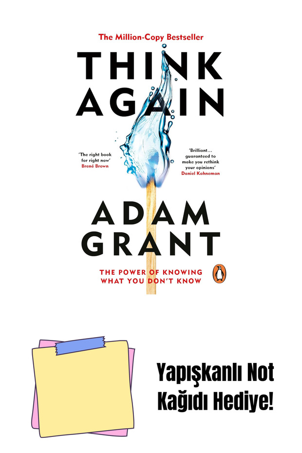 Think Again: The Power of Knowing What You Don't Know + Yapışkanlı Not Kağıdı - 1