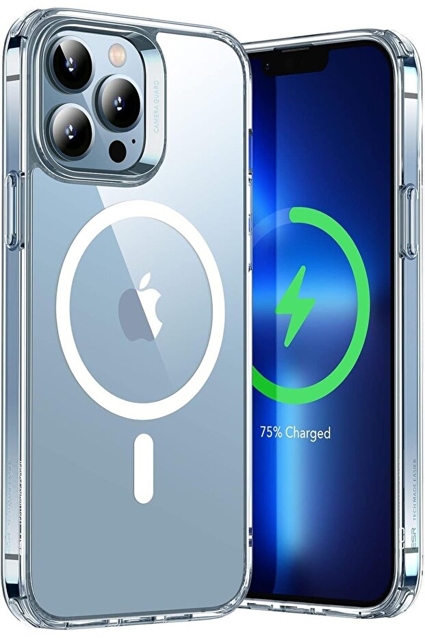 Case Compatible for iPhone 13 Pro Max Case, Phone Case Supports Magnetic Wireless Charging, Reinforc