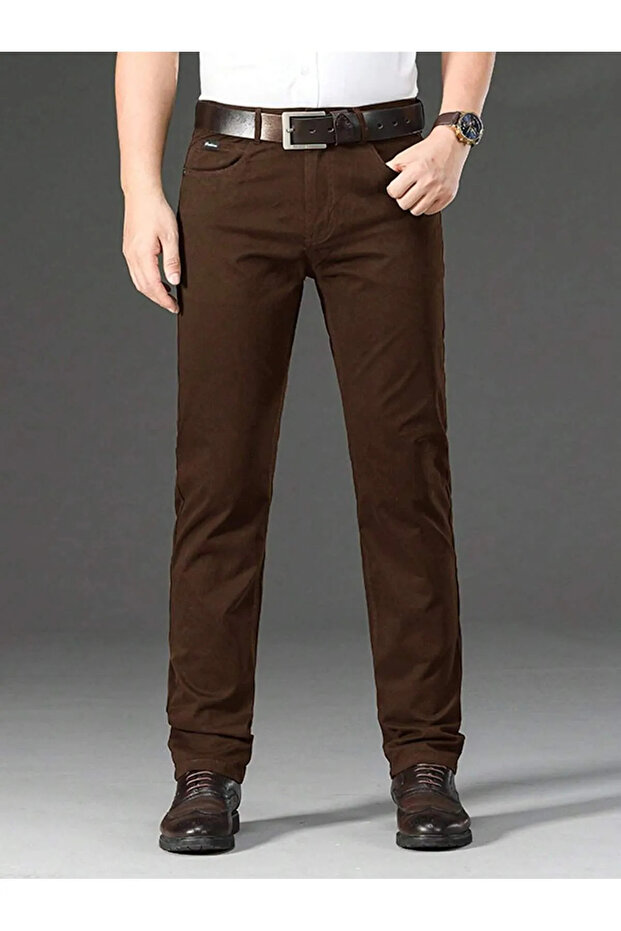 Erkek Regular Fit Non-Denim Pantolon - 1