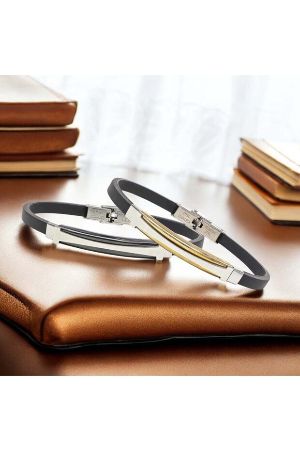 سوار فولاذي منقوش 3168SCB022 - 5