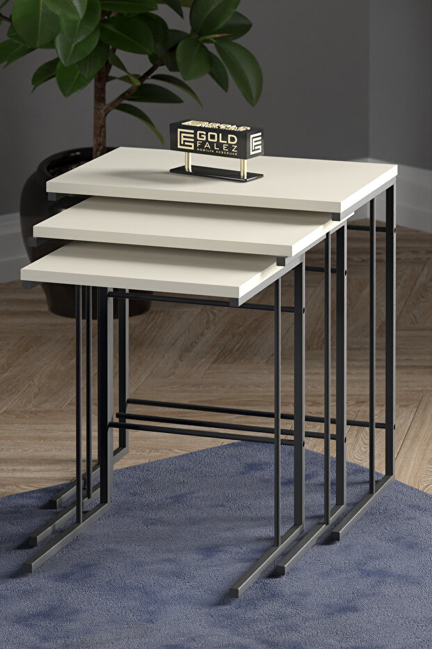 Zigon Sehpa Solo Krem - 1