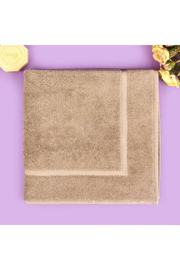 Soft Samantha Foot Towel - Dark Beige - 60X60 cm