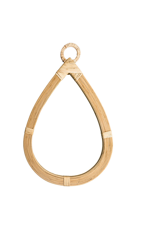 Damla Form Bambu Ayna - 1